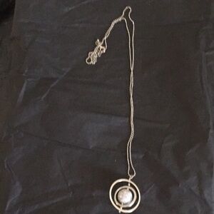 Chic Silver Orb Necklace